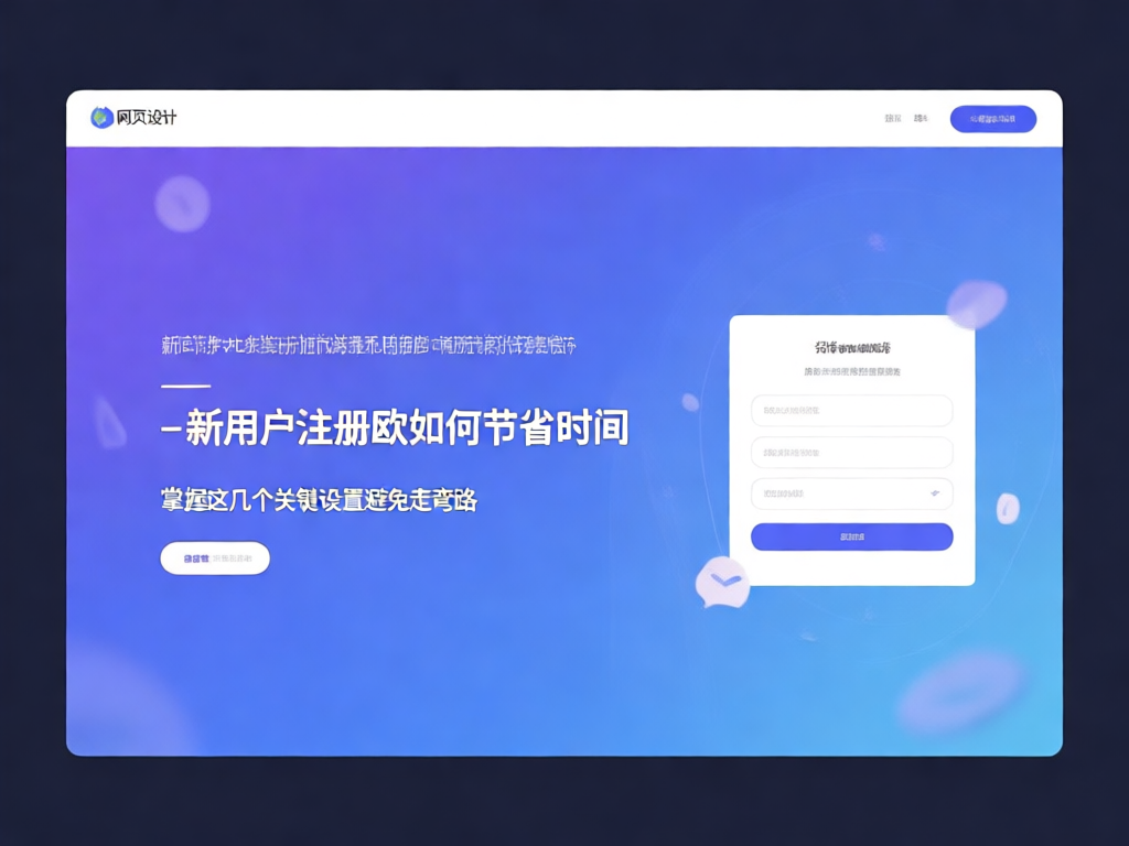 新用户注册流程图
